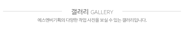 에스엔비기획_갤러리_제목
